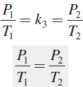 Transformaciones isocoricas ley de charles formula