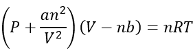 Ecuacion de Van der Waals
