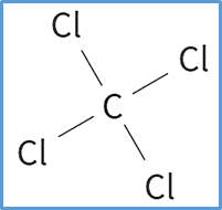 diagrama de lewis del ccl4 tetracloruro de carbono