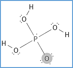 lewis del h3po4 acido fosforico